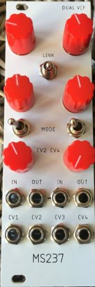 Eurorack Module MS237 Dual 12db VCF from WYWS