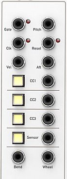 Eurorack Module Kb37 left panel from Waldorf