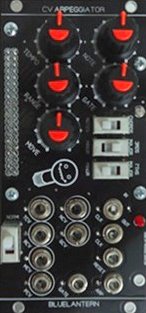 Eurorack Module CV Arpeggiator V2 from Blue Lantern Modules