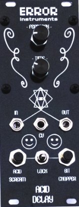 Eurorack Module ACID DELAY  black  from Error Instruments