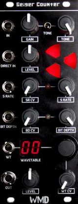 Eurorack Module Geiger Counter (Black Panel) from WMD