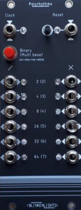 Eurorack Module Blinkenlights Polyrhythms from Other/unknown