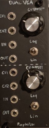 Eurorack Module MFOS Dual VCA proto from Other/unknown