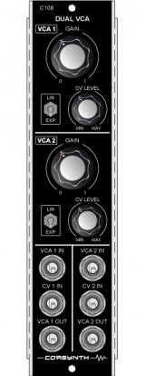 MU Module C108 Dual VCA from Corsynth