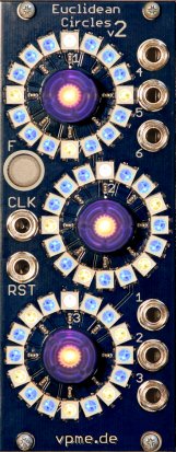 Eurorack Module Euclidean Circles V2 from vpme.de