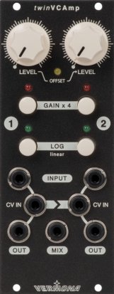 Eurorack Module twinVCAmp from Vermona