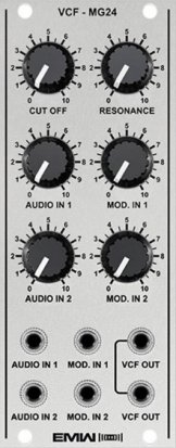 Eurorack Module VCF MG24 (Aluminium) from EMW