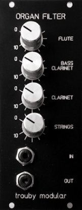 Eurorack Module Organ Filter from trouby modular