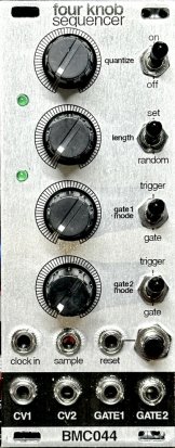 Eurorack Module BMC044 4 Knob Sequencer from Barton Musical Circuits