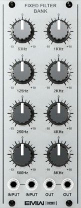 Eurorack Module Fixed Filter Bank (Aluminium Panel) from EMW