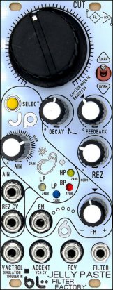 Eurorack Module Jelly Paste Filter Factory from Blue Lantern Modules