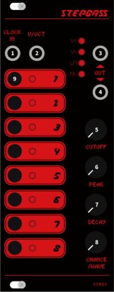 Eurorack Module StepBass from Synso