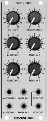 Eurorack Module VCF S100 (Aluminium) from EMW