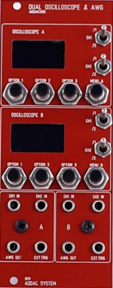 Eurorack Module ADDAC205 Dual Oscilloscope & AWG from ADDAC System