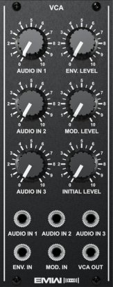 Eurorack Module VCA - Voltage Controlled Amplifier from EMW