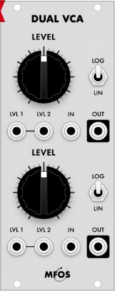 Eurorack Module Mfos euro dual vca from MFOS