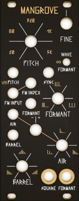 Eurorack Module Mangrove Black & Gold Panel from Other/unknown