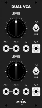 Eurorack Module MFOS Dual VCA from MFOS