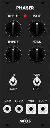 Eurorack Module MFOS Phaser from MFOS