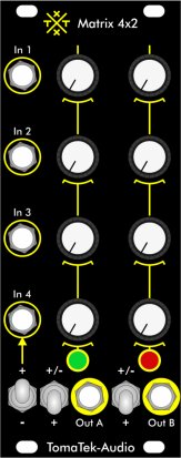 Eurorack Module Matrix 4x2 from TomaTek-Audio