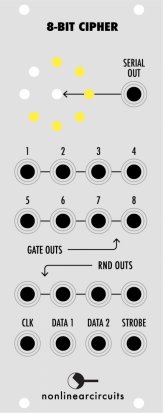 Eurorack Module 8 Bit Cipher from Nonlinearcircuits