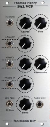 Eurorack Module Thomas Henry PAL VCF from Fonitronik