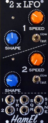 Eurorack Module Dual LFO from Hampshire Electronics