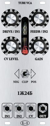 Eurorack Module Tube VCA 1Ж24Б from L-1