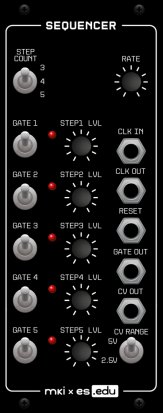 Eurorack Module EDU Sequencer from Erica Synths