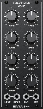 Eurorack Module Fixed Filter Bank from EMW