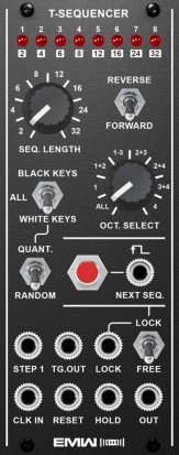 Eurorack Module T-SEQUENCER from EMW