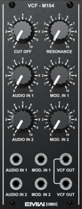 Eurorack Module VCF M104 from EMW