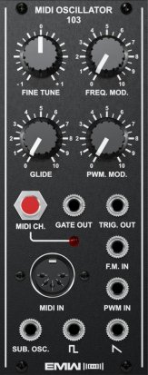 Eurorack Module MIDI OSCILLATOR 103 from EMW