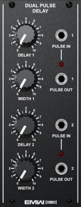 Eurorack Module DUAL PULSE DELAY from EMW