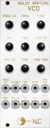 Eurorack Module Moldy Rapture VCO from Nonlinearcircuits