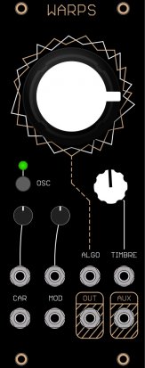 Eurorack Module Warps (PCB Panel) from Oscillosaurus