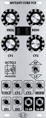 Eurorack Module Mutant Cure VCF from L-1