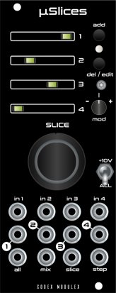 Eurorack Module µSlices from Codex Modulex