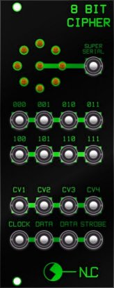 Eurorack Module 8 Bit Cipher from Nonlinearcircuits