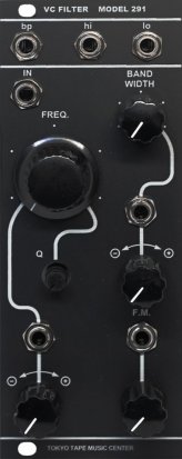 Eurorack Module Voltage Controlled Filter MODEL 291 from Tokyo Tape Music Center