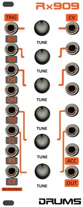 Eurorack Module Rx909 Drums from Other/unknown