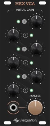 Eurorack Module SM Hex VCA from SynQuaNon