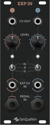 Eurorack Module SM Dual Expression Pedal Input from SynQuaNon