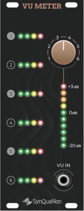 Eurorack Module SM VU Meter from SynQuaNon