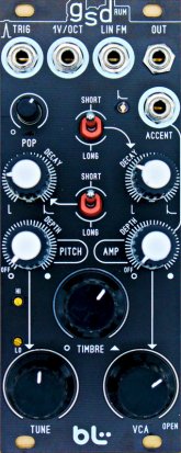 Eurorack Module Gimme Some Kick Drum from Blue Lantern Modules