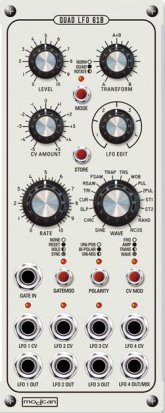 MOTM Module Quad LFO 61B from Modcan