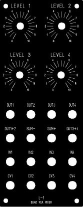 MOTM Module L-1 quad VCA from Other/unknown