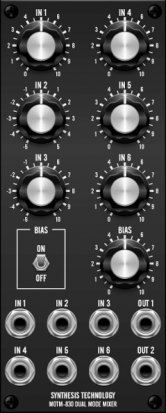 MU Module MOTM-830 Dual-Mode Mixer from Bridechamber