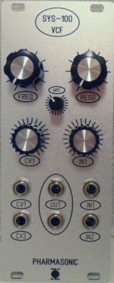 Eurorack Module SYS-100 VCF from Pharmasonic