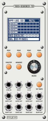 MOTM Module Touch Sequencer 72B from Modcan